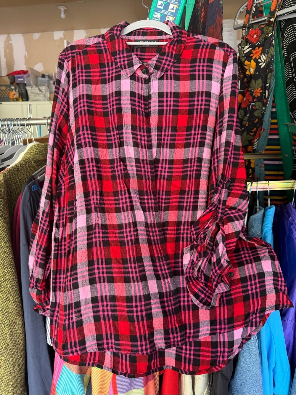 Softest flannel button up